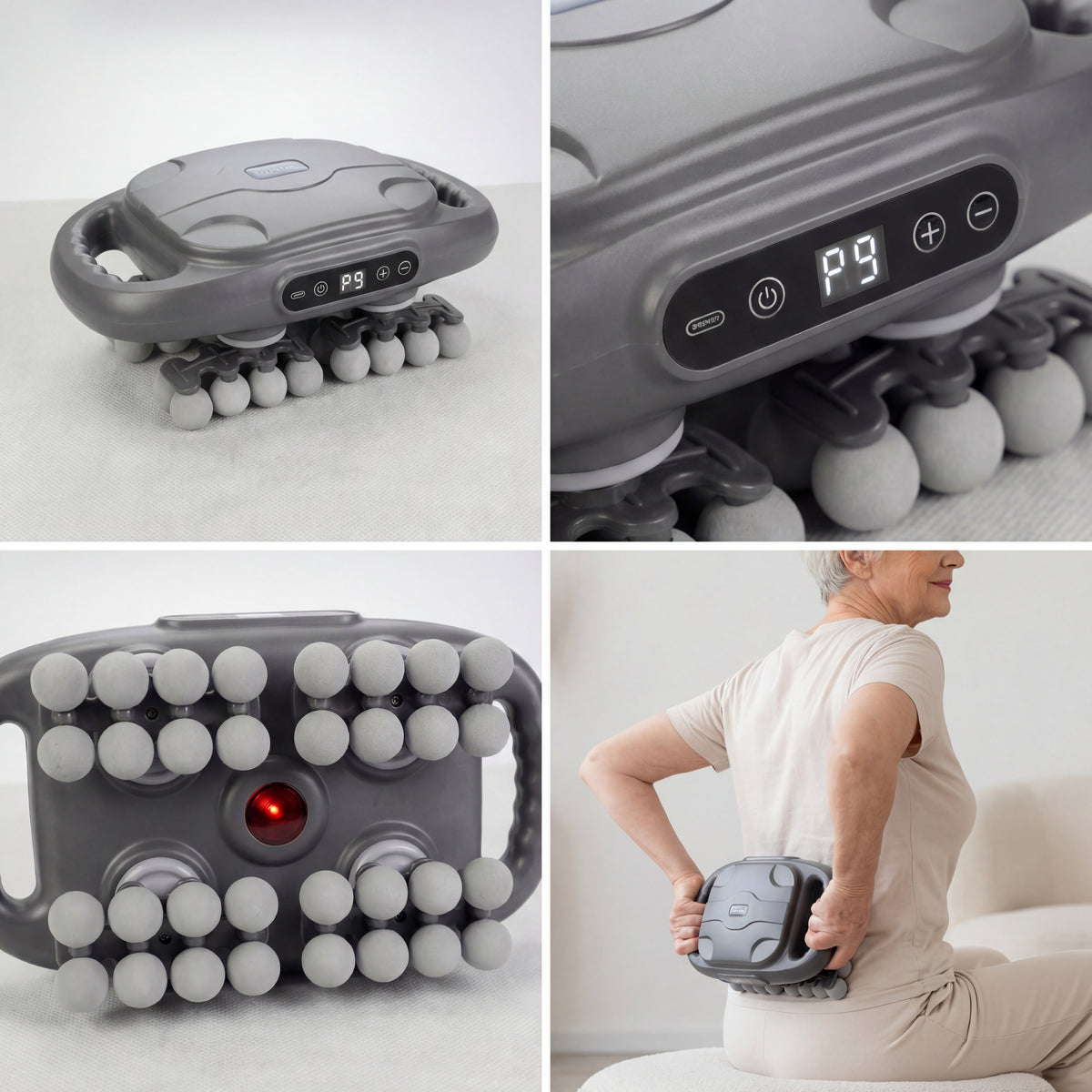 42-Heads Fascia Gun – High-Frequency Vibration Massage Gun for Full-Body Relief, Back & Waist Massager, Neck & Shoulder Massager
